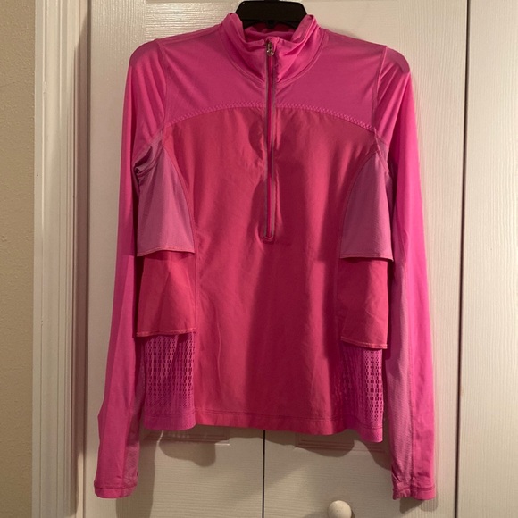 Pink Lululemon size 6 half zip pullover - Picture 1 of 8